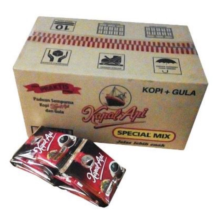 

Model Baru (1dus) kopi kapal api special mix 3in1 karton dus 12 renteng ( 120 pcs )