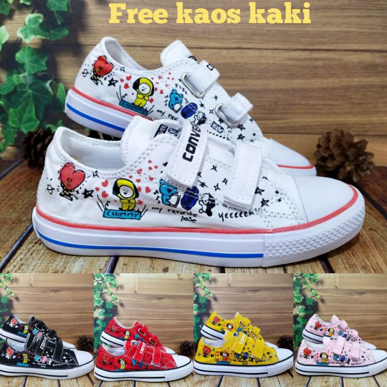 TERBAIK SEPATU ANAK CONVERSE SEPATU ANAK PEREMPUAN / SEPATU ANAK LAKI LAKI SEPATU SEKOLAH ANAK CONVE