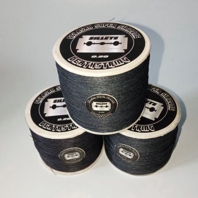 KQQG9188 Terbaru Benang/Gelasan Layangan MATOT HITAM cap SILET (klos bogel/kecil)