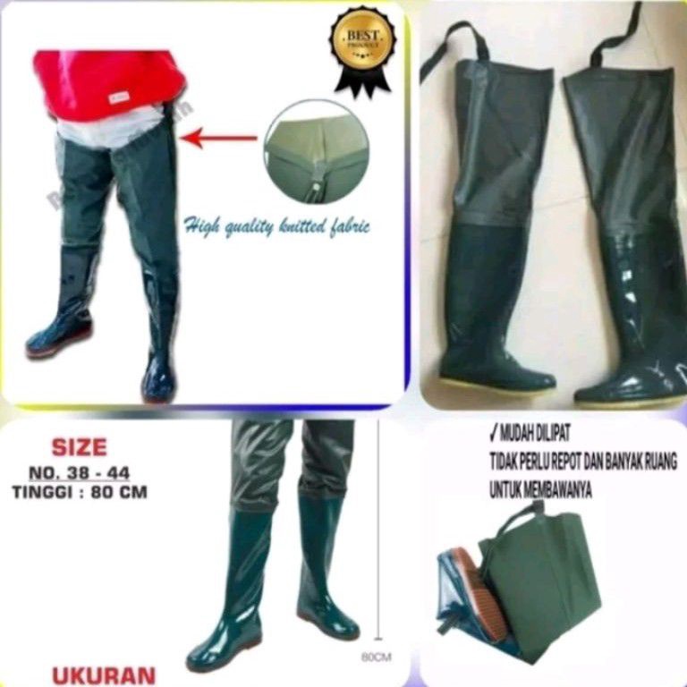 Paling Sesuai.. SEPATU SAWAH SEPATU BOOT PETANI BOOT MANCING KARET PANJANG
