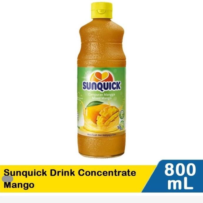 

Sirup Mangga Sunquick Syrup Manggo Botol 800 Ml