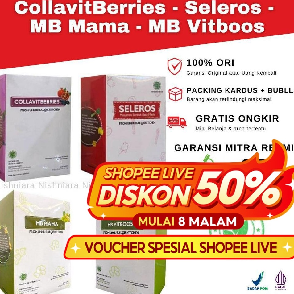 

Diskon Promo Collavitberries - Seleros - MB Mama - MB Vitboos Booster Factory Ummu Balqis Best Terlaris