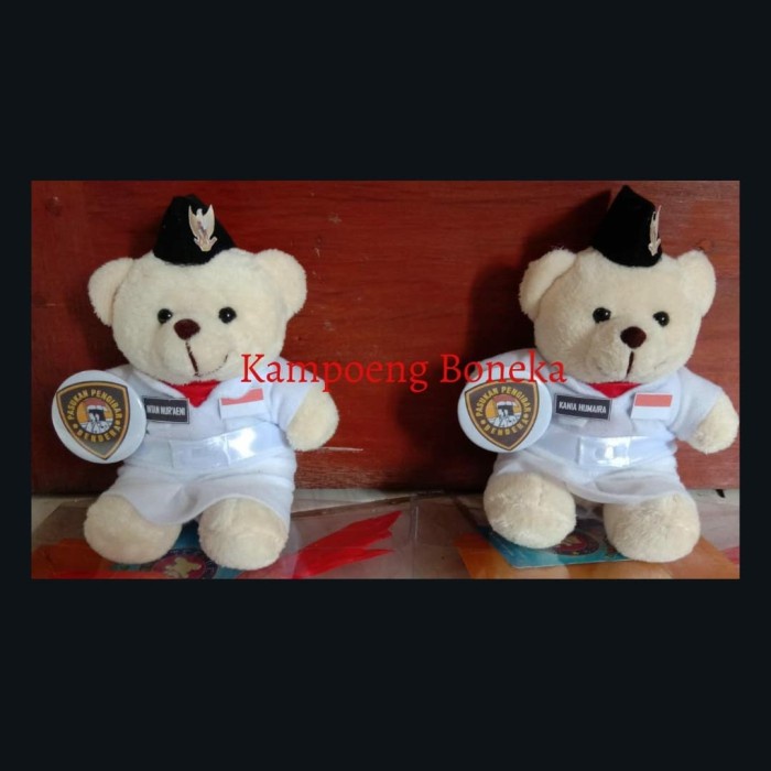 Boneka Paskibra 12cm Plastik