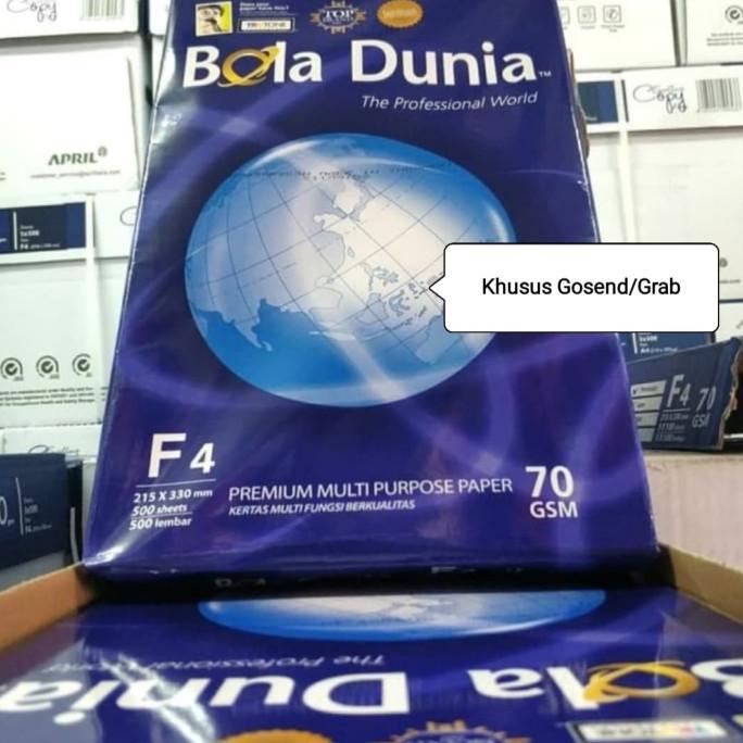 

Buruan serbu] Kertas F4 70 Gram Bola Dunia