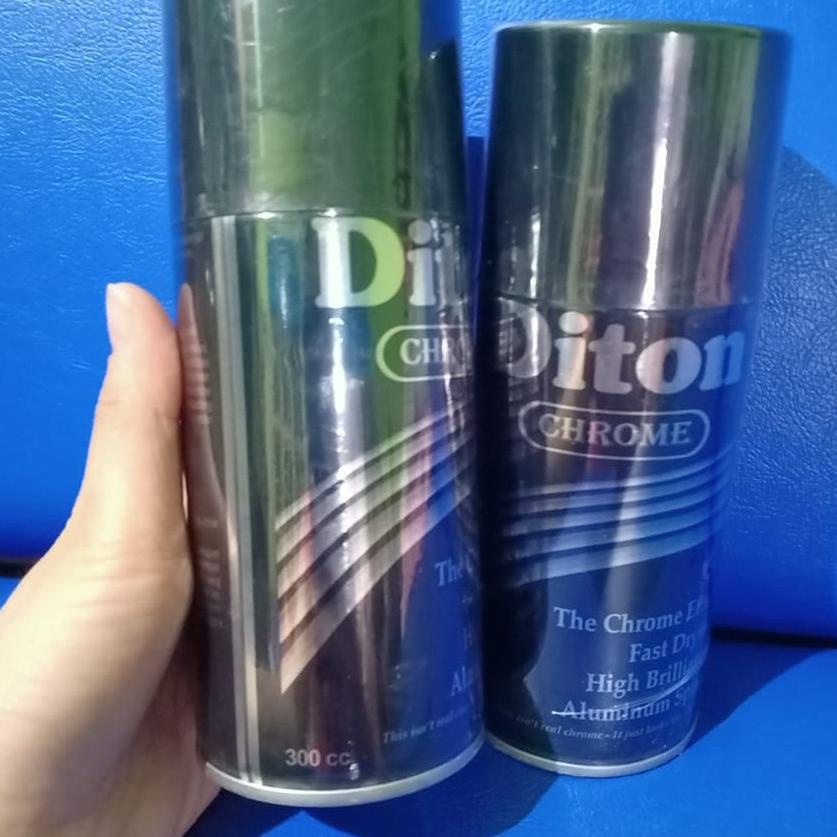 Discount Pilok Pilox Cat Semprot Diton Chrome / Warna Stainless (Varian 150Ml & 300 Ml) Bisa Cod
