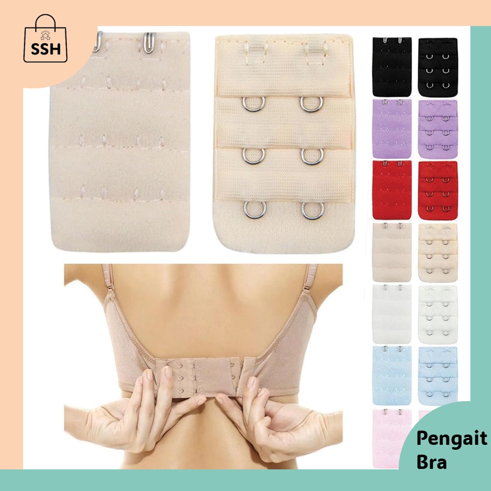 Pengait Bra Sambungan BH Extention Kutang Extender Penyambung Tali BH Sambungan Bra Ibu Hamil Menyus