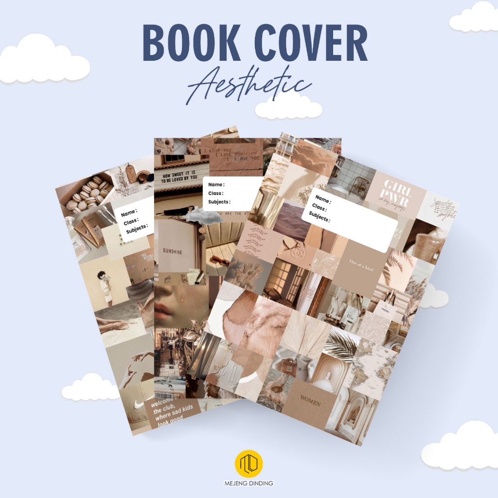 

Sampul Buku Aesthetic Isi 10 Pcs / Sampul Buku Motif Estetik Cokl;At / Sampul Buku Book Cover A5/B5