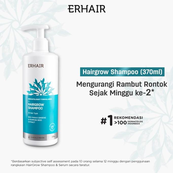 Erhair Hairgrow Shampoo 370ml - Shampo Anti Rambut Rontok