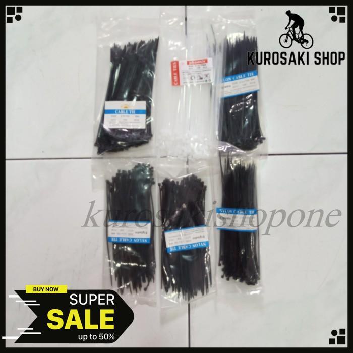 

100 BUAH / 1 KANTONG KABEL TIES TALI JIRET 15 CM LEBAR 2.5 MM TERBAIK