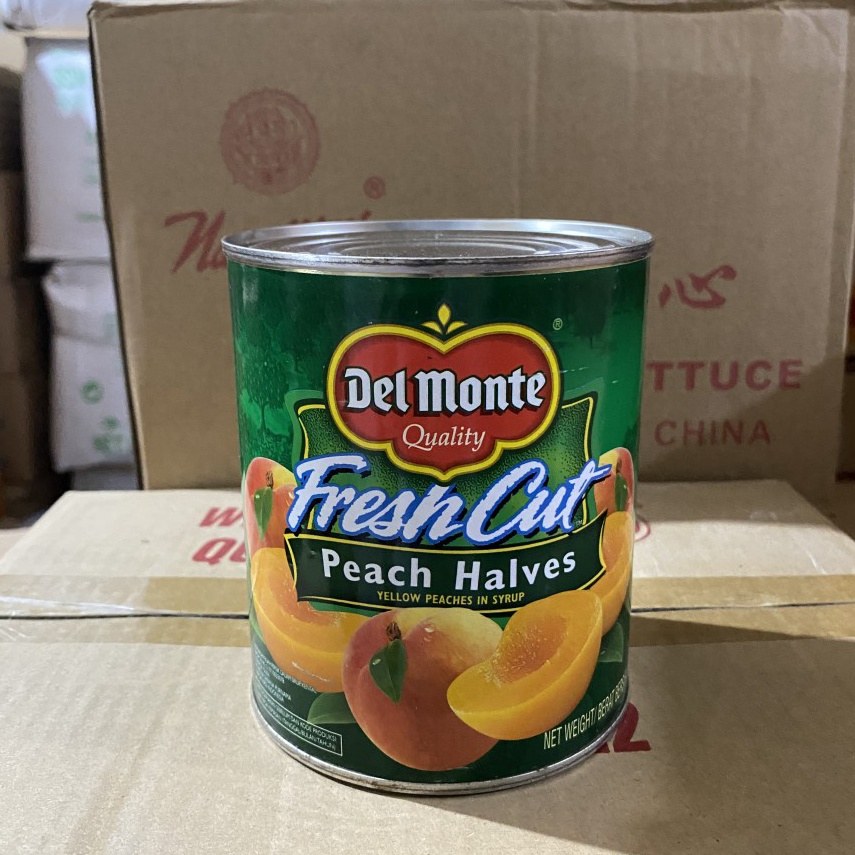 

TERMURAH Delmonte Peach Halves 825 gr