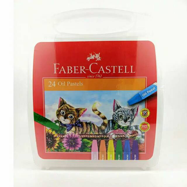 

Crayon Ekonos Faber Castell Oil Pastel 24 Warna