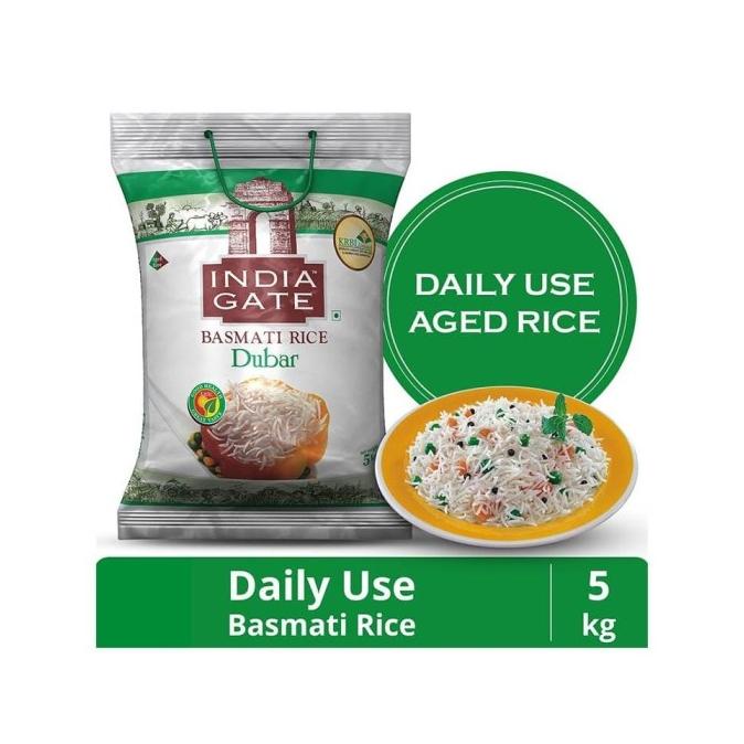 

India Gate Dubar Basmati Rice 5 KG | Beras Basmati India Gate 5KG