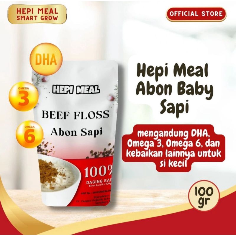 

ABON BAYI SAPI HEPIMEAL | ABON MPASI NON MSG