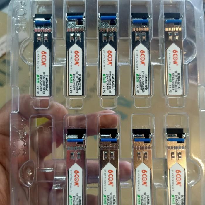 SFP 6COM BIDI 1,25G 20KM TX1310-TX1550 CONECTOR LC