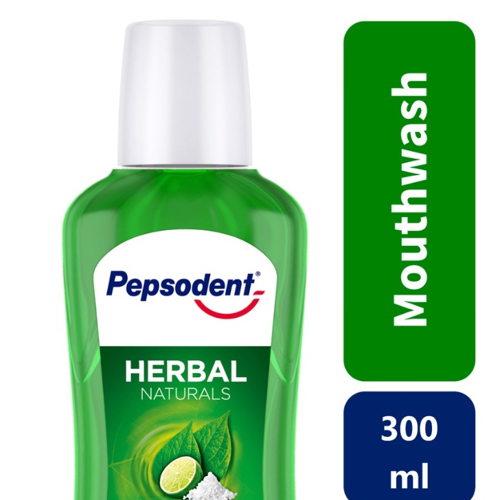 MALL Pepsodent Mouthwash Expert Protection Herbal Natural 300 ml