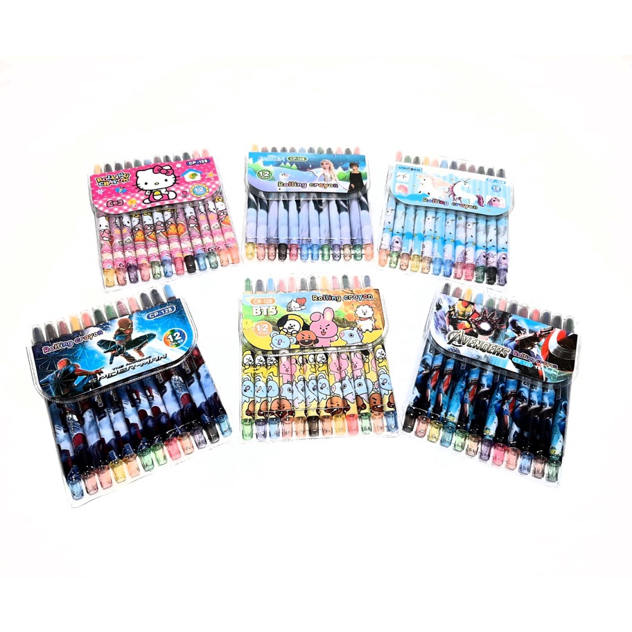 

Best Terlaris Harga Grosir ( 1set /12pcs /Warna ) Crayon/krayon Putar Motif CP-SQ12S Harga Termurah