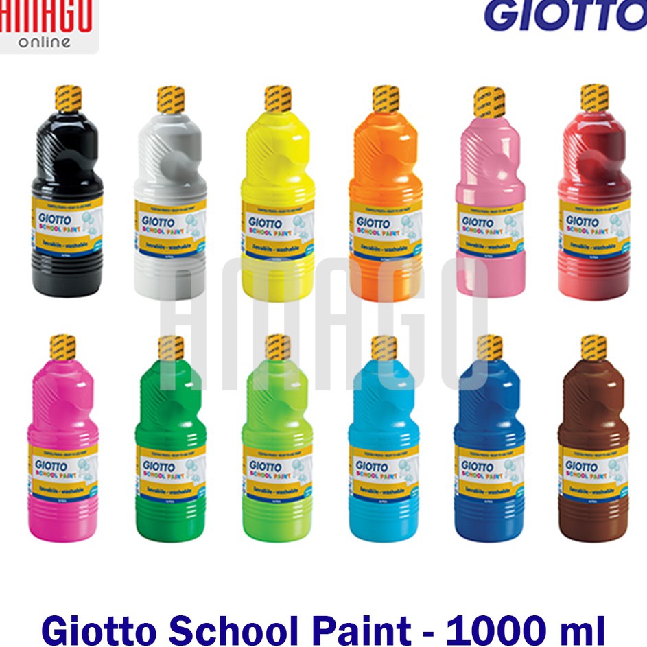 

Ready Stock GIOTTO SCHOOL PAINT - SATUAN - 1.000 ml - PILIH WARNA Ready