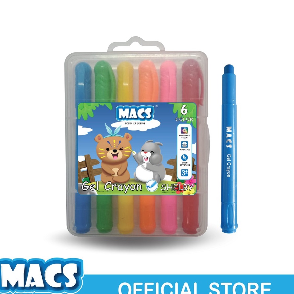 

Produk Macs Gel Crayon 6 Warna Colors