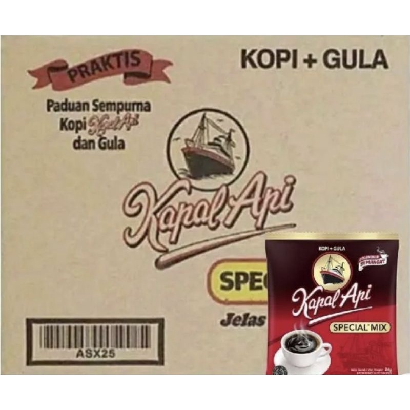 

Kapal Api Kopi Special Mix Kemasan Dus