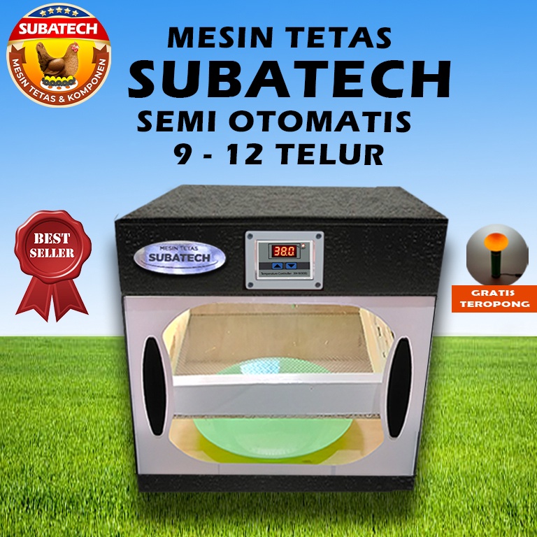 PALING DIMINATI Mesin Tetas Telur Semi Otomatis SUBATECH Penetas MTSO 9 XH