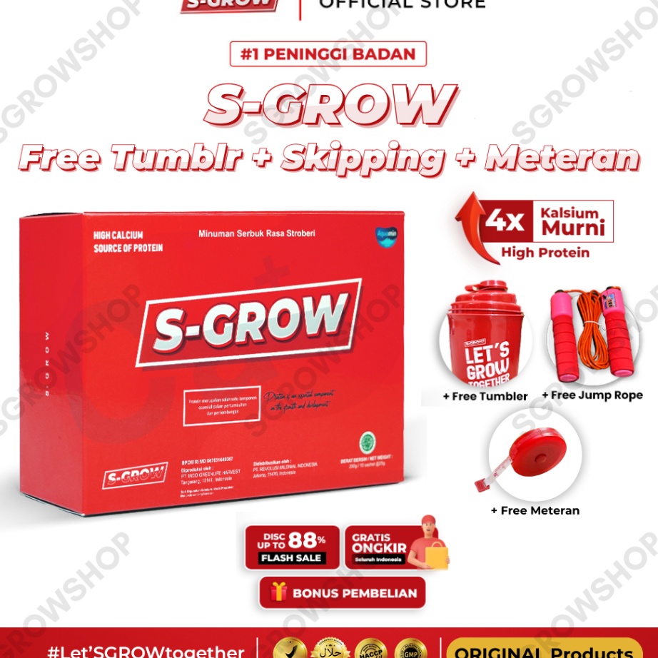 

Serba Murah S-GROW Susu Peninggi Badan Terbaik Original