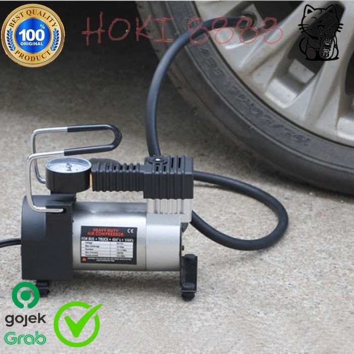 Kompresor Pompa Angin Ban Mobil Compressor 150PSI otomatis kecil mini