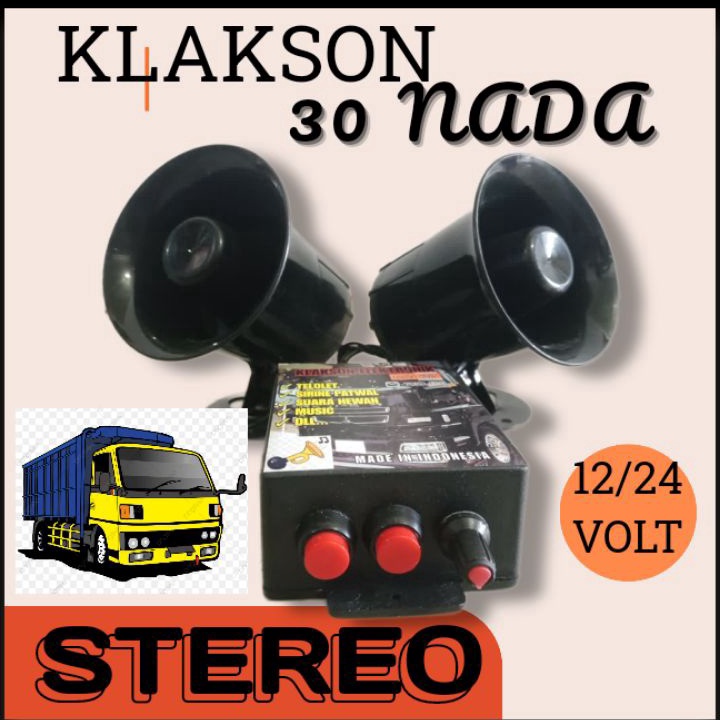 Model Baru klakson telolet 12 volt 24 volt elektronik klakson mobil motor Best Product