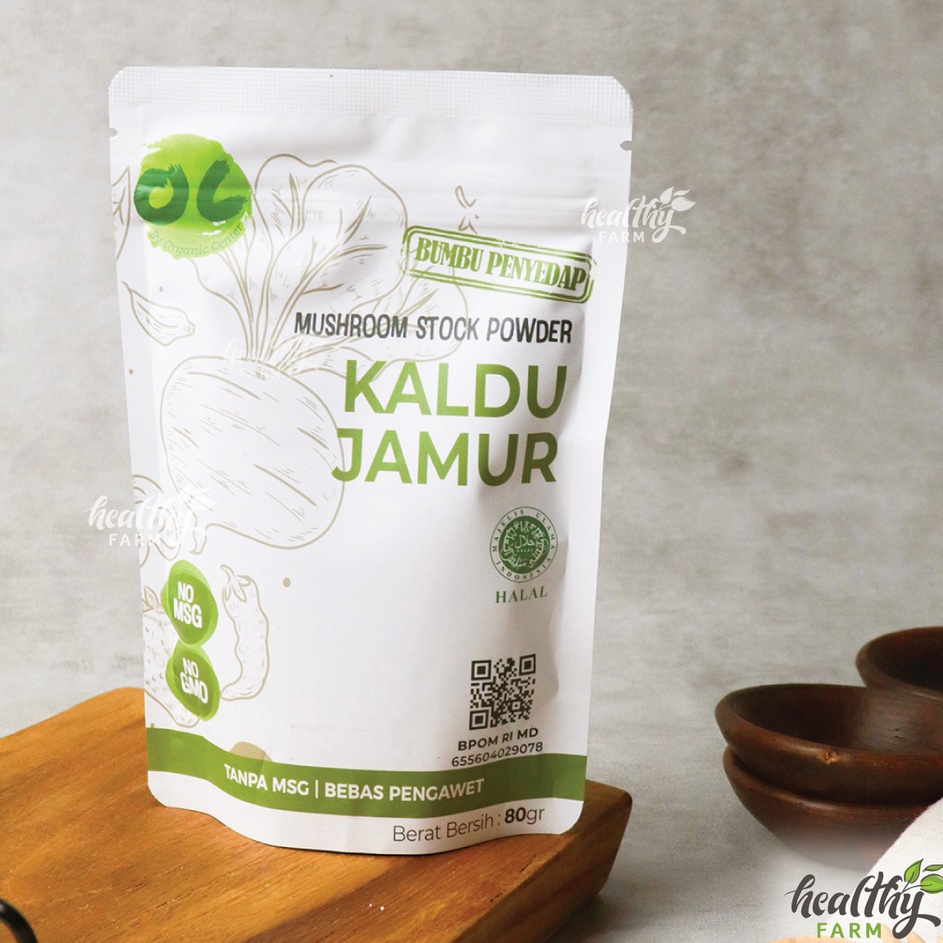 

Ready Organic Center Kaldu Jamur NO MSG / Kaldu Vegan / Vegan Stock Powder 80g →➘✹