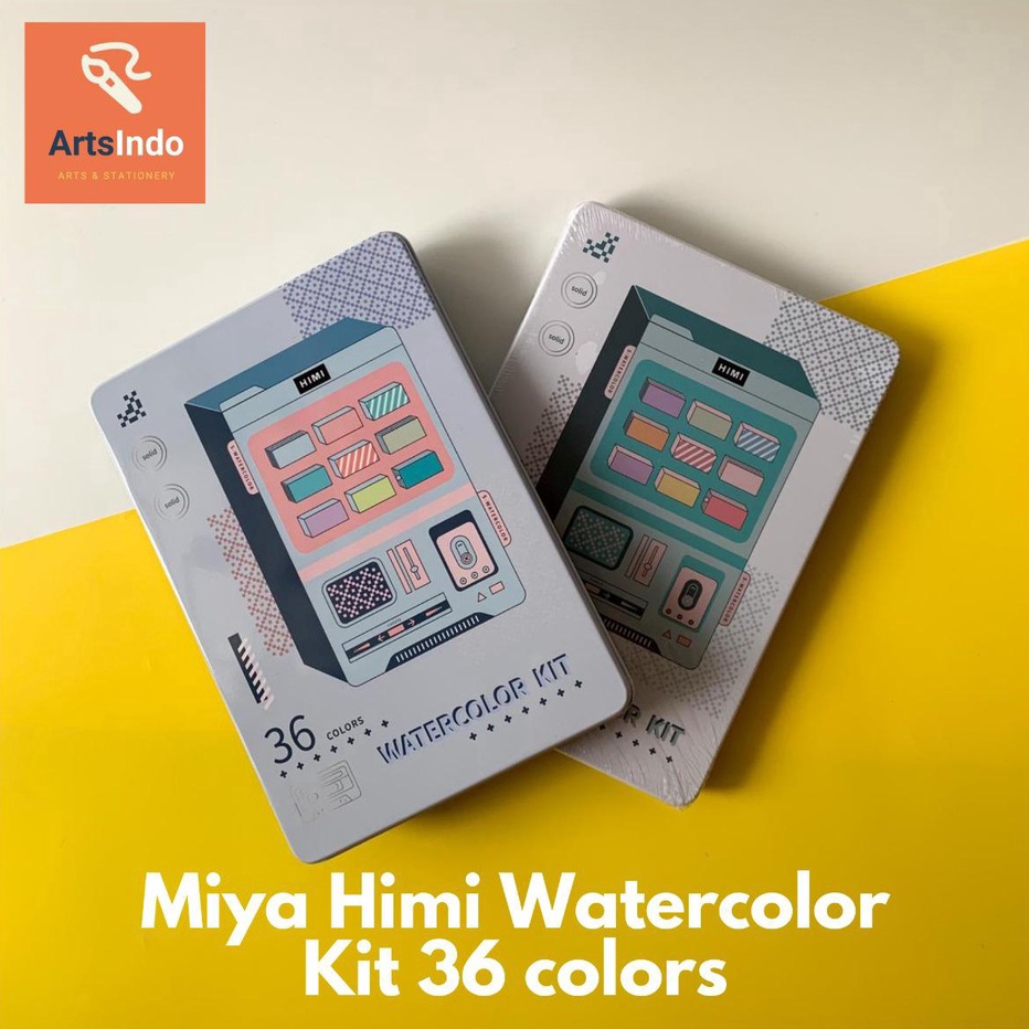

Ready Miya Himi Watercolor Kit 36 Colors - Cat Air Kit 36 Warna