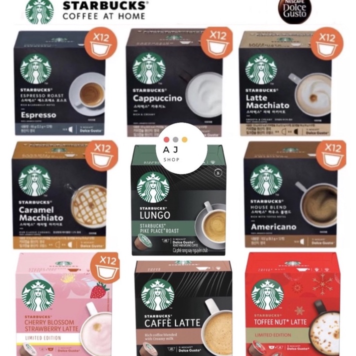 

Best Produk Nescafe Dolce Gusto NDG Starbucks Coffee Capsule Produk