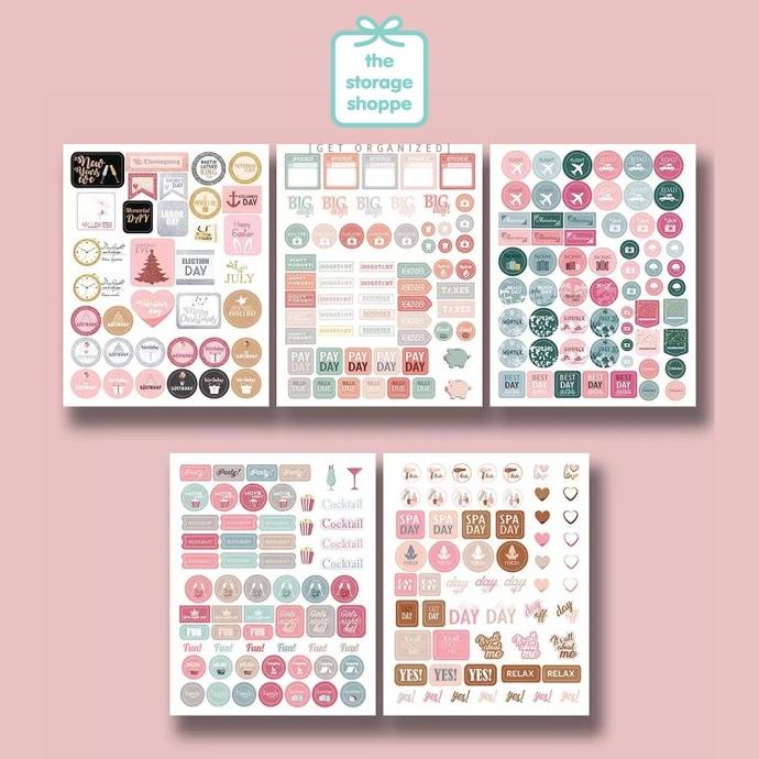 

@@@@] Stiker Agenda Diary Planner Stickers Value Pack 600+ Pieces