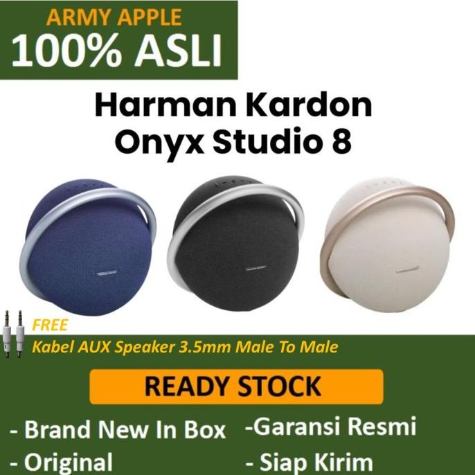 Harman Kardon Onyx Studio 8 Speaker Portable Bluetooth onyx 8 original