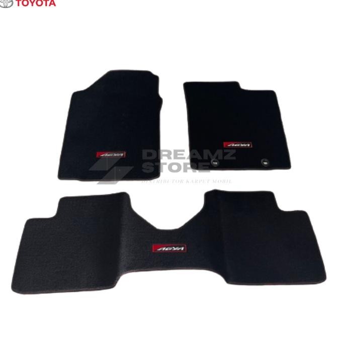 ORIGINAL KARPET MOBIL TOYOTA AGYA SPORTY 2020 - BLUDRU FULL SET