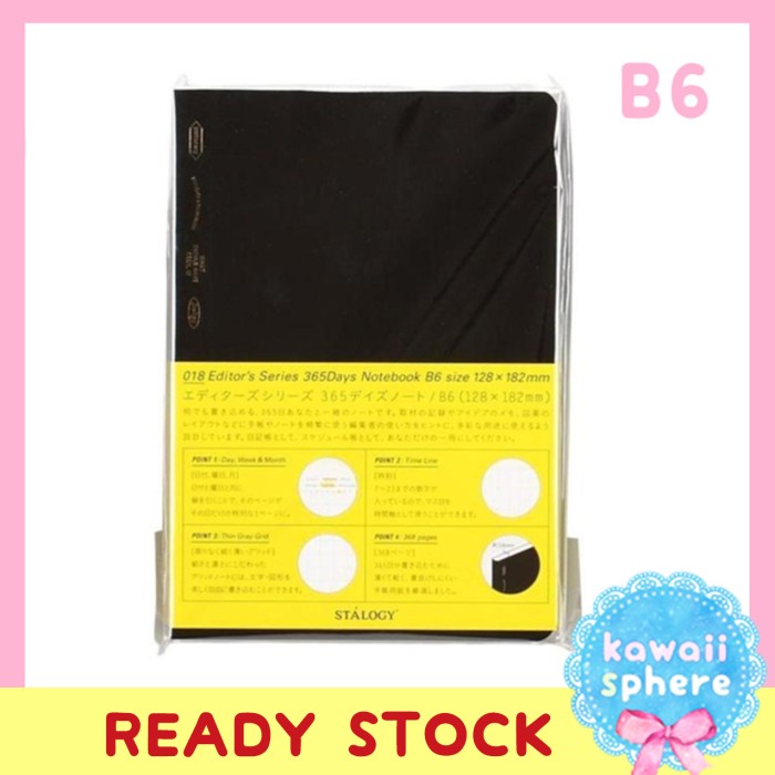 

Terlaris Stalogy 365 Days Notebook B6 Ready Stock