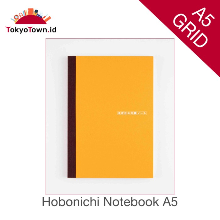 

Terlaris Hobonichi Notebook Original A5 Grid With Thome River Paper
