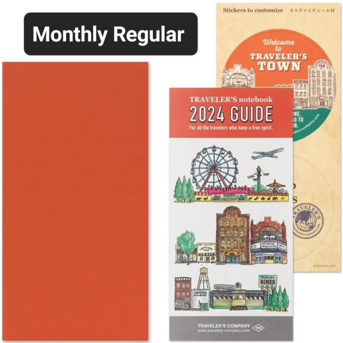 

Terlaris Midori Traveler'S Notebook 2024 Monthly Regular