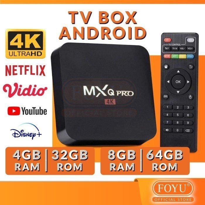 Terlaris Android Tv Box Digital 4K Receiver Wifi Bluetooth 5G 16Gb/ 256Gb Murah