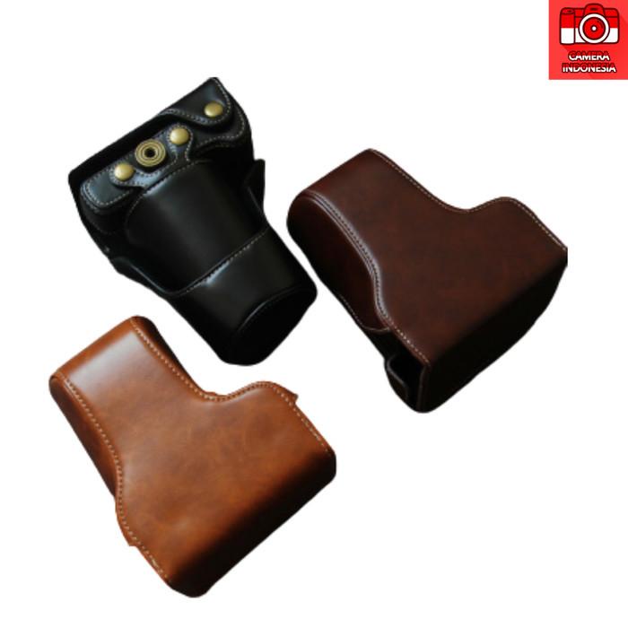 Leather Case/Tas Kulit Kamera Canon Eos M3 Mirrorless