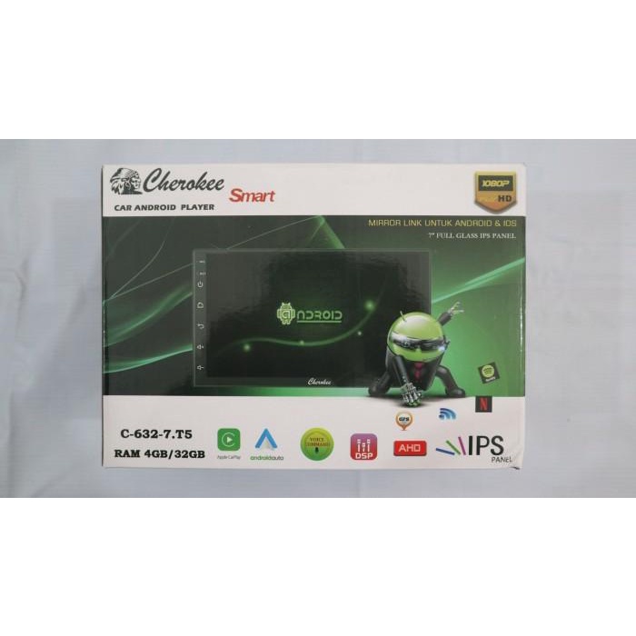 Android Head Unit Cherokee 7 Inch Ram 4Gb Rom 32Gb Universal