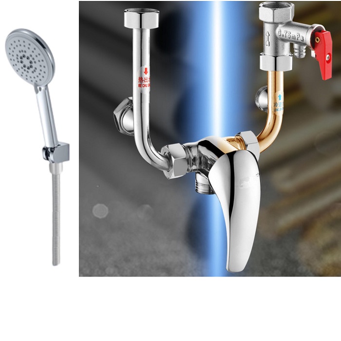 KRAN BATHUB AIR PANAS DINGIN MIXER TANPA BOBOK TEMBOK ORIGINAL