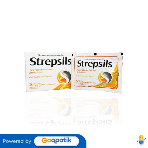 

STREPSIL HONEY & LEMON BOX 12 TABLET