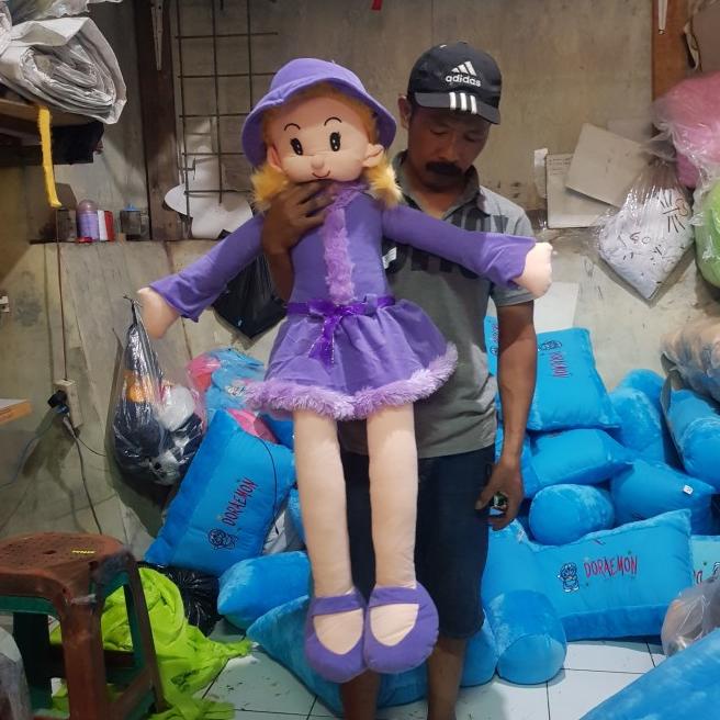 Boneka Cindy Barbie Princess Frozen Elsa Anna Ana Ungu Jumbo Besar