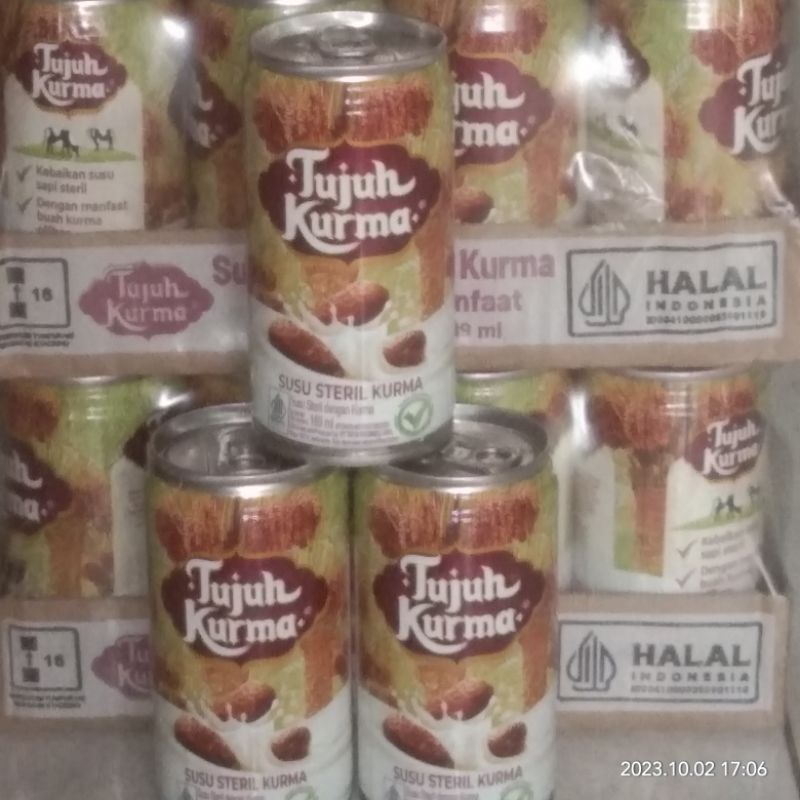 

SUSU STERIL TUJUH KURMA, 189 ml