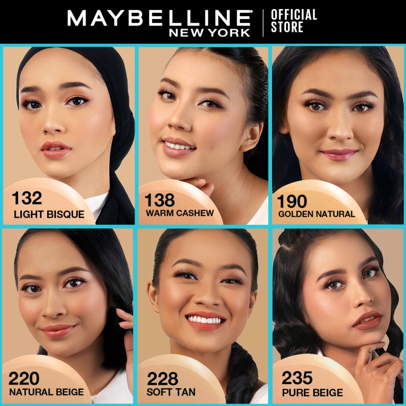 Maybelline Fit Me Matte + Poreless Liquid Foundation Make Up 30ml Makeup Ringan Full Coverage 16 Jam Oil Control Superstay Matte Vinyl Ink Image 7