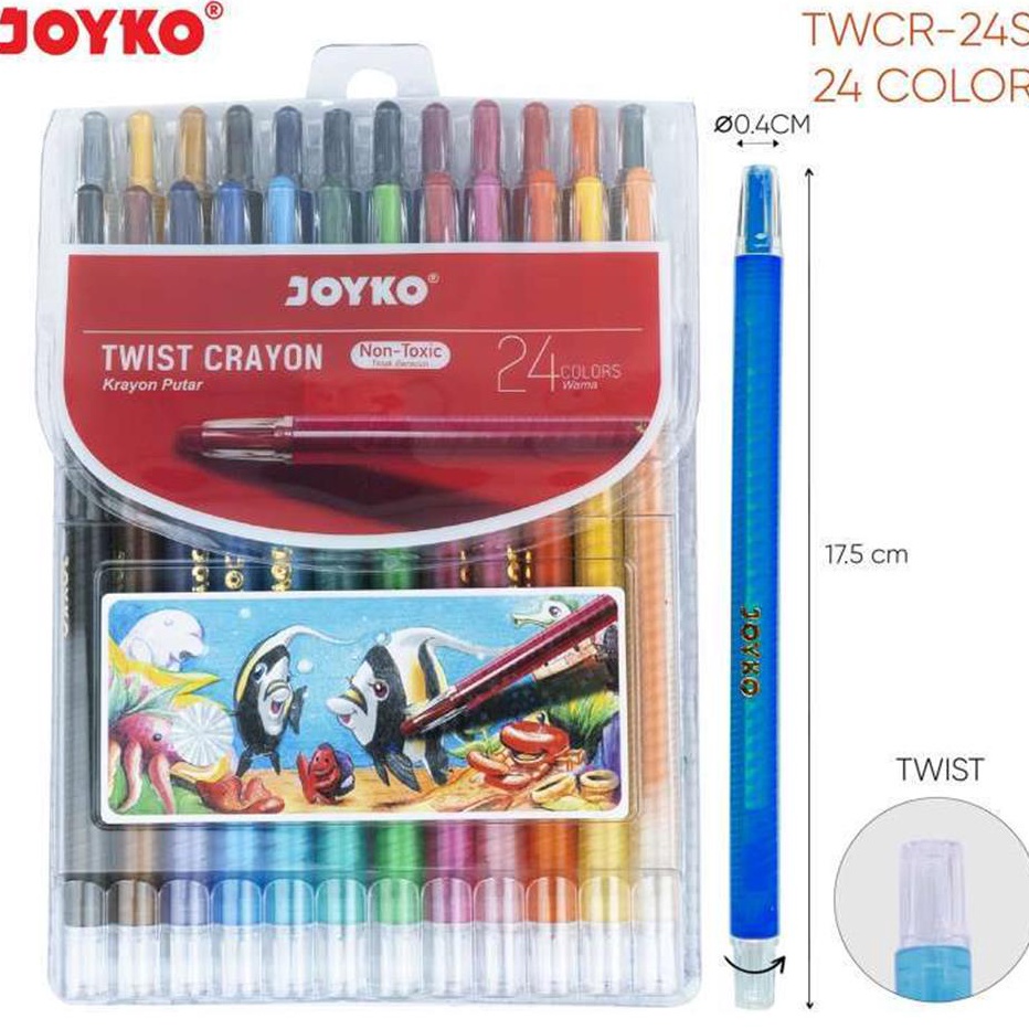 

Terkini Crayon Putar Titi Joyko 24 Warna Diskon Promo
