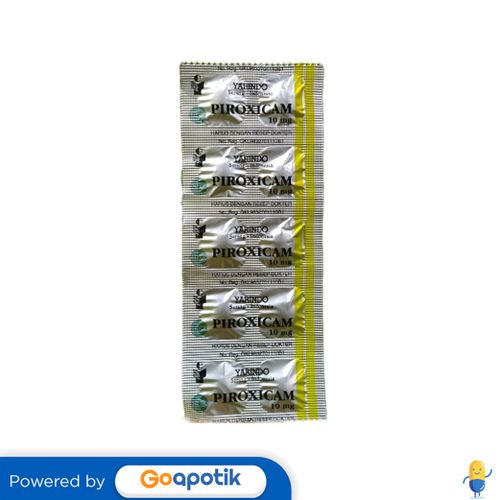 PIROXICAM YARINDO 10 MG STRIP 10 TABLET