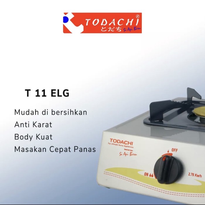TODACHI KOMPOR GAS 1 TUNGKU T 11ELG ORIGINAL ORIGINAL