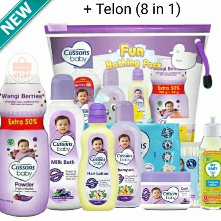 PVXQ7366 Jangan Sampai Kehabisan FREE Telon Oil My Baby BELI 7 in 1 Cussons Baby LARGE Bag , Gift Se