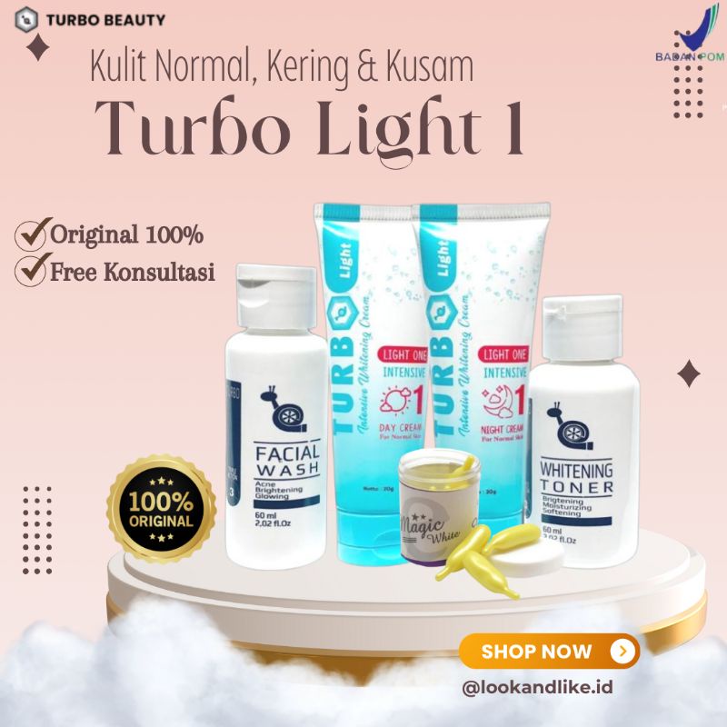Cream Turbo 1 / 2 /Men/ Lama dan BPOM Original - Reseller