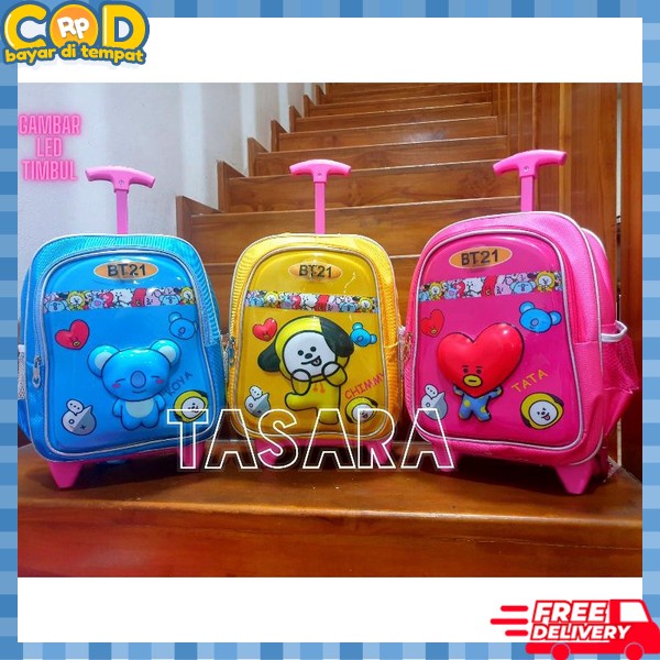 Taa Ransel Paud Koper Import Trolley Sklh Tk Troly Tsa Perempuan Tad Sekilah Ransell Tas Trolly Terb